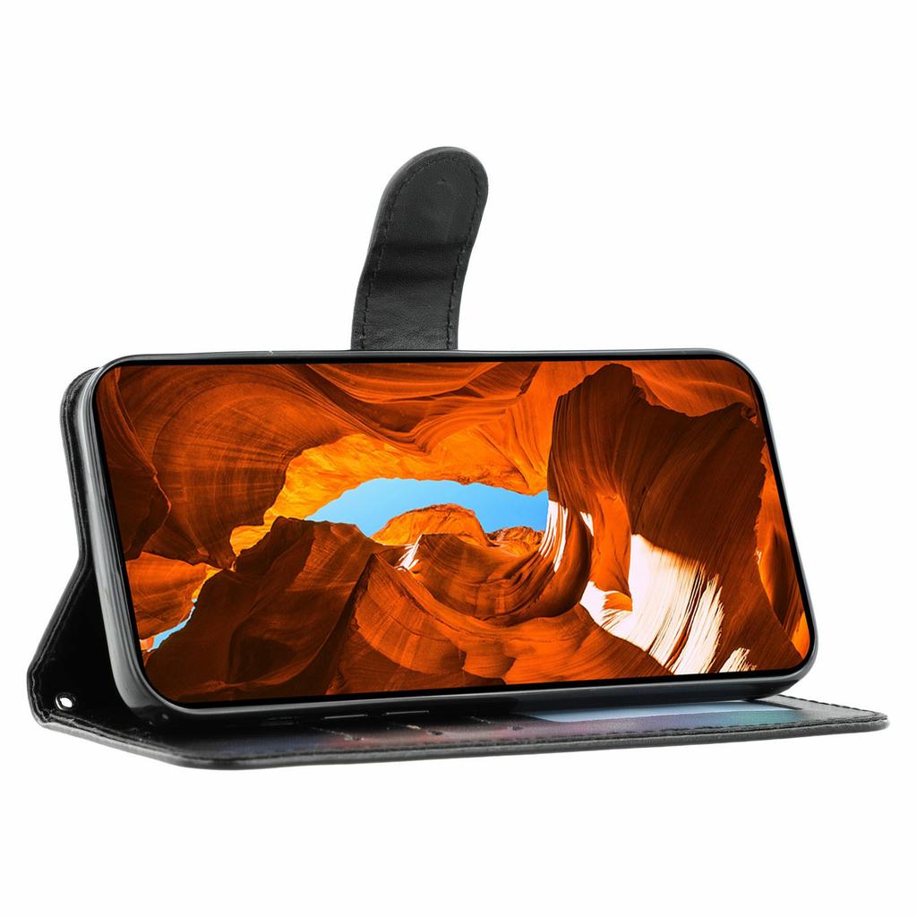 For Xiaomi Redmi A5 4G (171.7mm)/Poco C71 4G Case PU Leather Flip Wallet Phone Cover with Strap