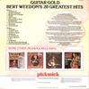 Виниловая пластинка БЕРТ УИДОН Гитара Золотая Берт Уидон 20 Великих PLE7011 Pickwick Record 1976 Великобритания Рок Б/у