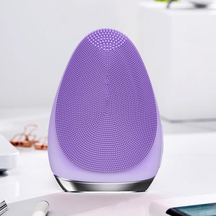Portable Facial Cleansing Brush Silicone Electric Deep Cleaning Exfoliating Brush Skin Care Tool