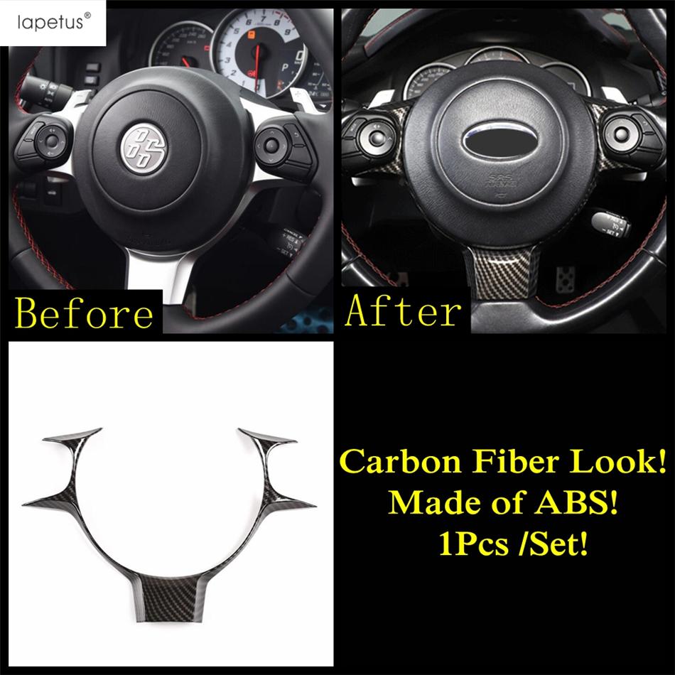 Carbon Fiber Accessories For Subaru BRZ / Toyota GT86 2013 - Central Control Strip Gear Panel AC Air Handle Bowl Cover Trim