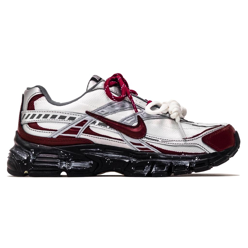 Nike Initiator Leather, Textile Abrasion Resistant Slip Resistant Low top Casual Running Shoes Men's Black Red IO7609-101(Team901-)