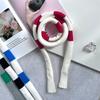 Niche Scarf Circle Sausage Knitted Scarf High-end Creative Sense Dopamine Fashion Decoration