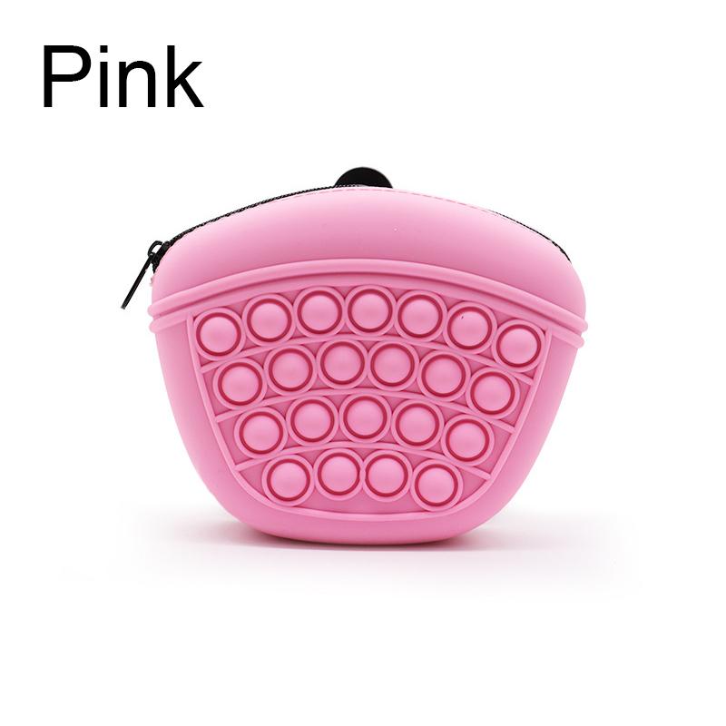 Silicone Pet Training Waist Bag, Outdoor Portable Dog Food Snack Pouch Waterproof Feeding Storage Bag For Dog Walking Training
