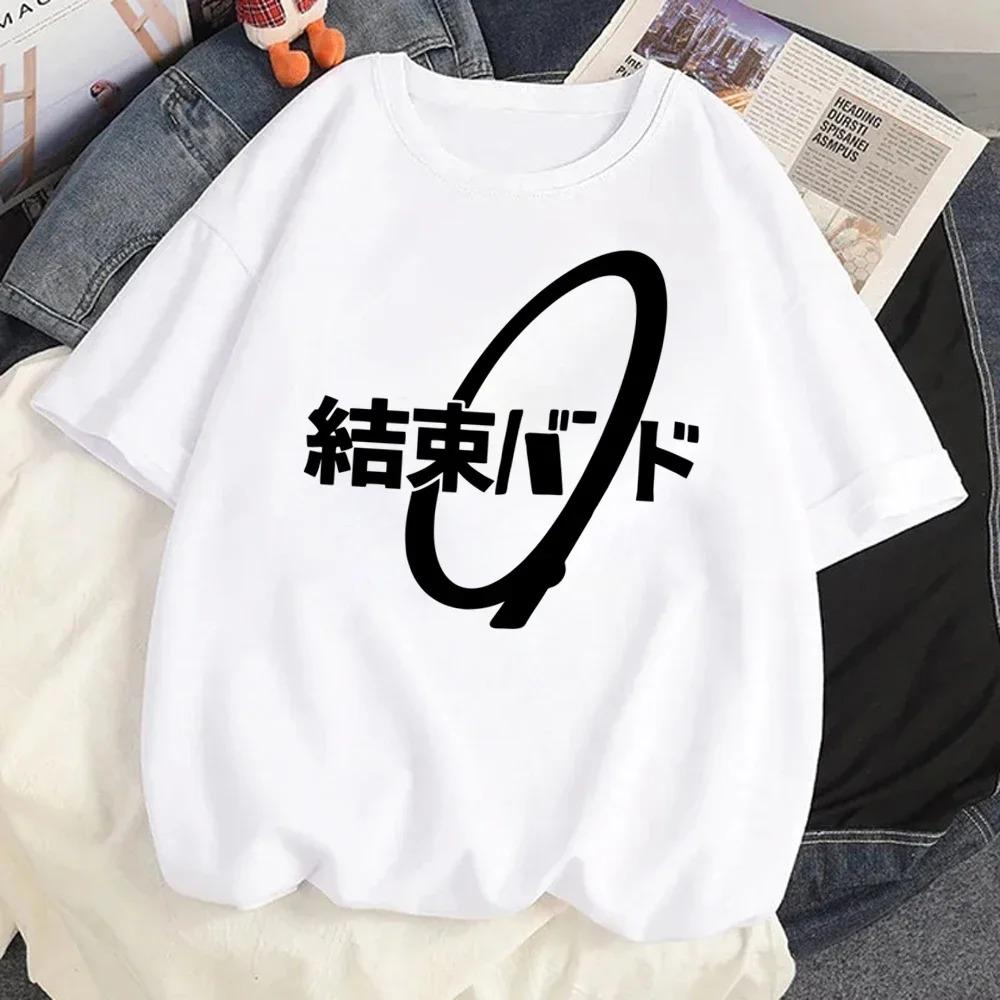New Anime BOCCHI THE ROCK! Hitori Bocchi T-Shirt Women's Fun T-Shirt Kawaii Cartoon Unisex T-Shirt Gothic Y2k Women's Clothing