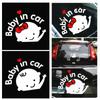 Cartoon Car Sticker Boy Girl Baby In Car On Board Cars Acessories Decoration Auto Stickers