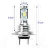 2 Pcs H7 LED Headlight Bulb Conversion Kit Super High Low Beam 4000LM 6000K 80W ADM