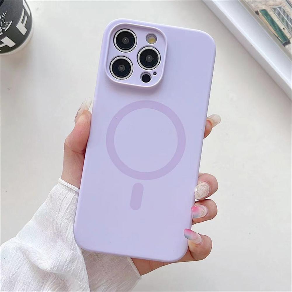 Модный яркий флуоресцентный жидкий силикон магнитный для чехла для для iPhone 16 15 14 13 Pro Max Plus беспроводная зарядка Чехол