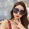 Квадратные солнцезащитные очки Солнцезащитные очки женские большие оправы солнцезащитные очки простой стиль