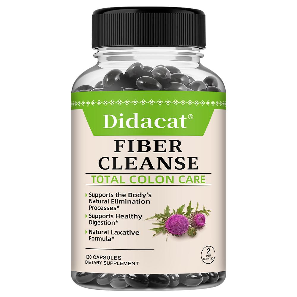 Fiber Supplement Lose Weight Detoxification Promotes Overall Health 120 Capsules