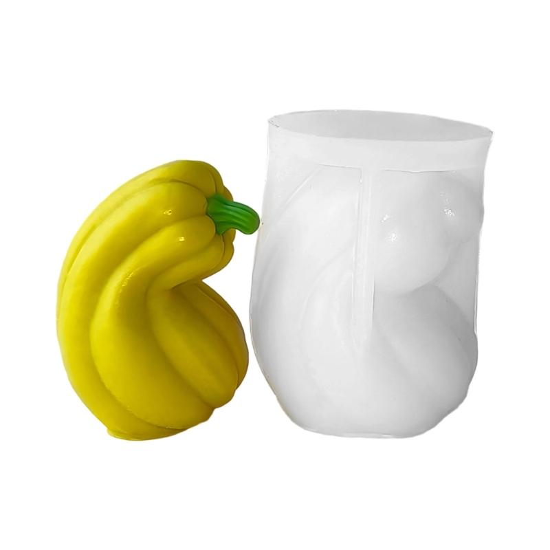 Силиконовые формы Хэллоуин Формы для свечей Формы для эпоксидной смолы Формы для отливки тыквы Формы для гипса Формы для шоколадного торта