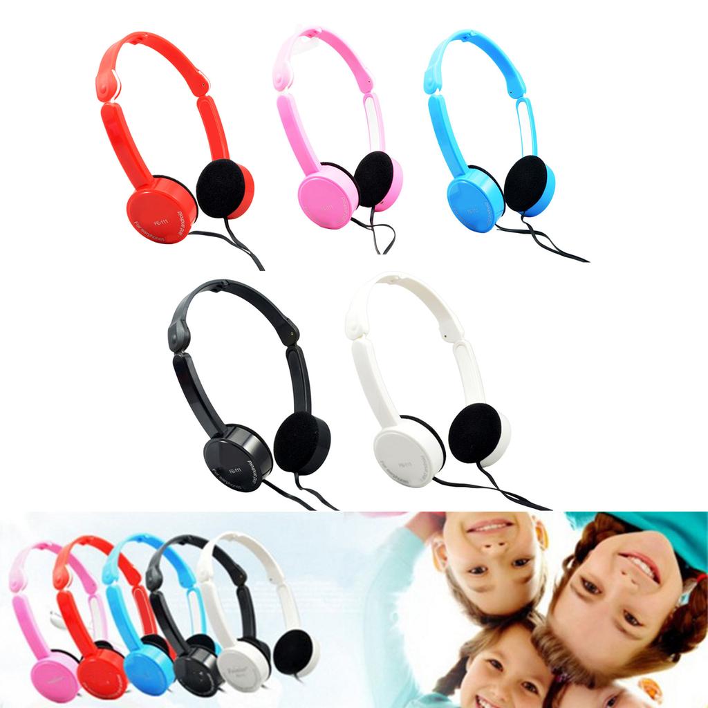 Foldable Over-Ear Headphone Corded Noise Isolating Corded Stereo Headsets with Microphone for Adults Teens 3.5mm