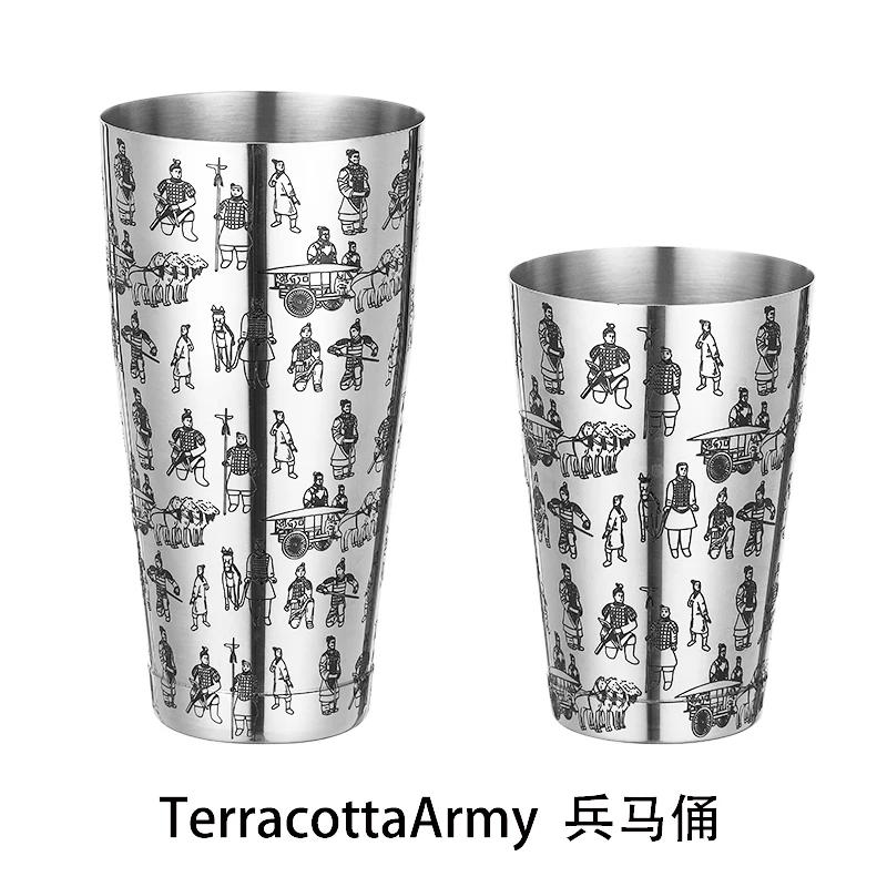 Шейкер для коктейлей Boston Shaker Набор из 2 предметов 550 мл утяжеленный и 740 мл Утяжеленный Профессиональный барный инструмент для бармена