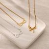Niche Design Simple Collarbone Chain Female Infinity Symbol Individual Cold Wind Geometric Necklace Transshipment Word Pendant
