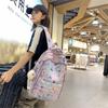 Schoolbag Korean version of graffiti school bag for junior high school students, women's small fresh and fashionable versatile casual backpack