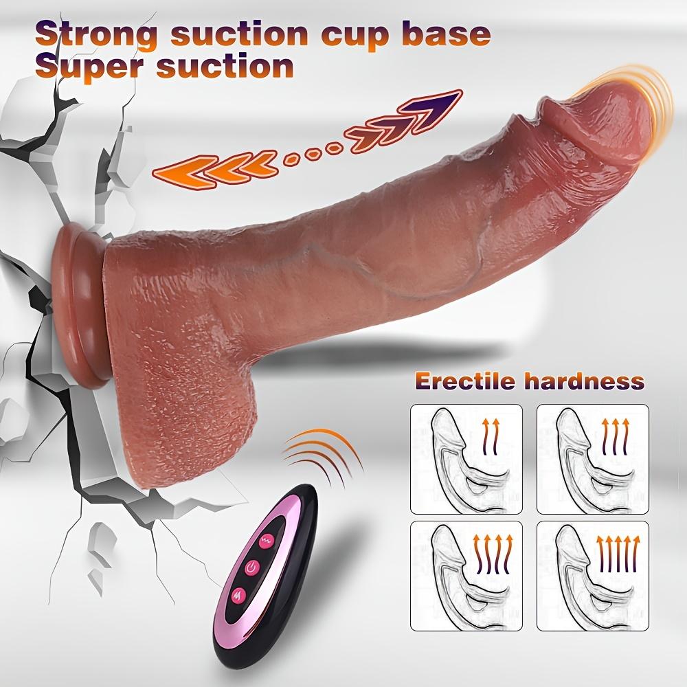 Realistic Fake Dildo for Women with 3 Speeds,9 Vibration Frequencies,Expandable Vibration & Heating.Wireless Infrared Control, Perfect for Singles