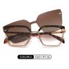Trendy Magnetic Clip-On Glasses for Myopia, European and American Style Eyeglass Frames for Women CG3201Switch between magnetic polarized sunglasses