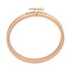 2pcs Round Shape Cross Stitch Hoop 6 Inch Embroidery Frame Durable Embroidery Hoop  For Art Craft
