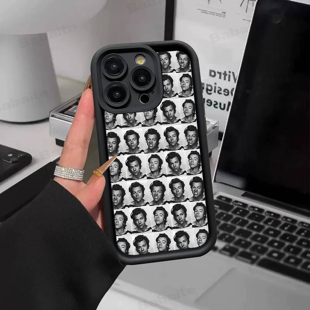H-Harrys Музыкальные стили Для IPhone 17 Pro Max 16 15 14 13 12 11 Plus Черный Мягкий Чехол для Телефона
