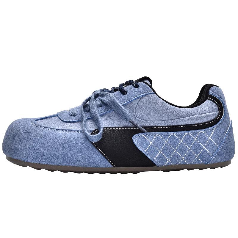 Pink Dexun Board Shoes Female Ugly Cute Spring New Chic Niche Puff Bread Shoes Forrest Gump Ballet Little White Shoes