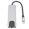 5 в 1 USB C Hub TYPE C для 4K HD Display Interface 1000 Мбит/с RJ45 USB3.0 PD USB C Док-станция