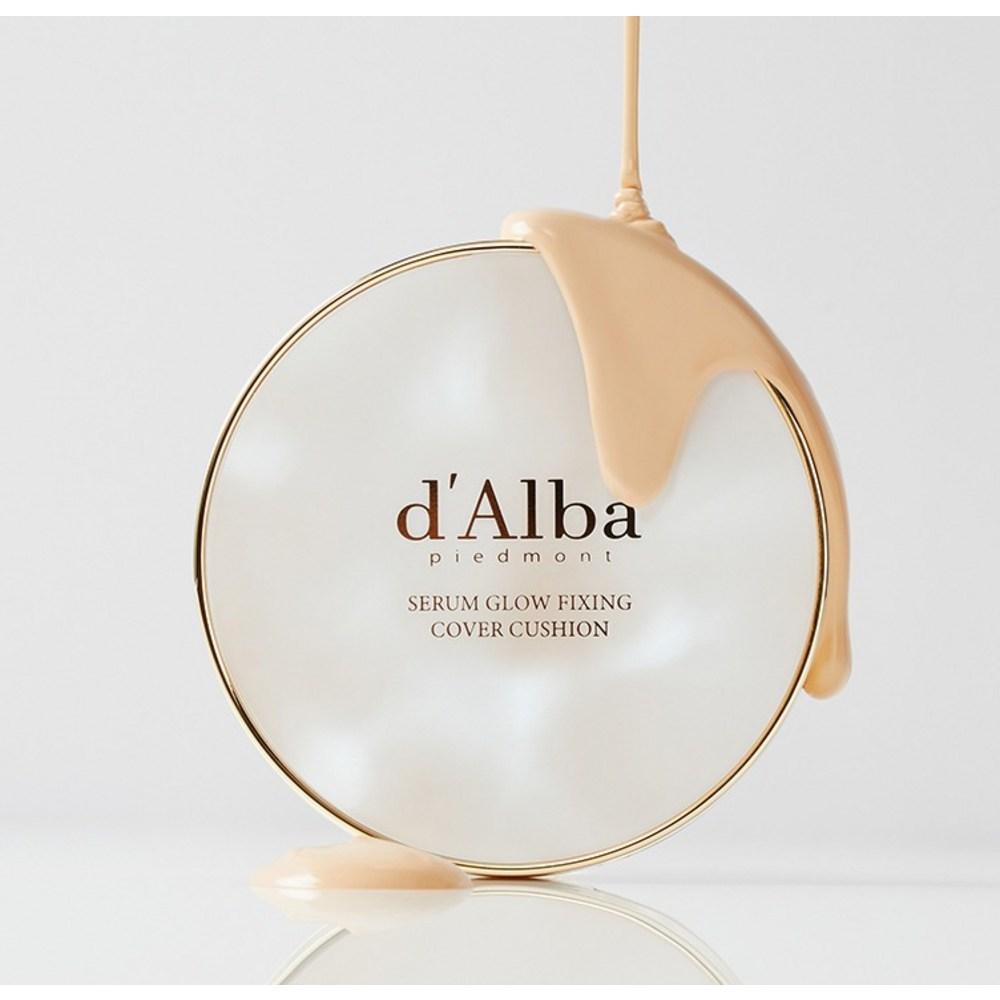 Dalva Serum Glow Fixing Cover Cushion Original 17 г + Refill 17 г Набор, нет. 21, 1 комплект