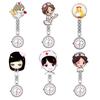 Numeral Analog Quartz Clip-On Fob Nurse Doctor Hanging Luminous Pocket Watch