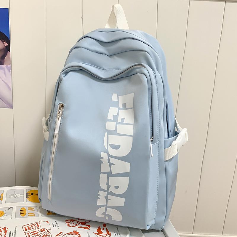 Школьный рюкзак Ученица начальной школы Ученик средней школы Ученик старшей школы Студент колледжа Рюкзак мальчик рюкзак с надписью