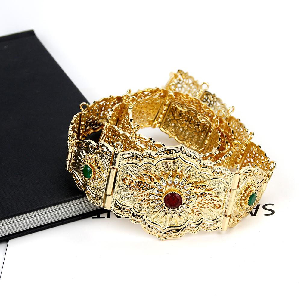 Gold Color Jewelry Women Dress Belt Ethnic Wedding Bijoux Robe Belt Waist Chain 2023