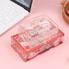 Hello Kitty Storage Box Cute Acrylic Flip Desktop Storage Box Dust-Proof Ornaments Removable Home Decora