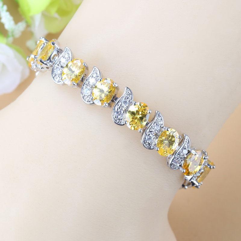 Best-selling Womens Zircon Bracelet Colorfast Fashion Live Fox Jewelry