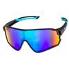 Gorix Sports Polarized UV and Wide Large Lenses Peacock Mirrored Ideal for Road and Driving Sunglasses, Lenses, Protection, Men's Women's,