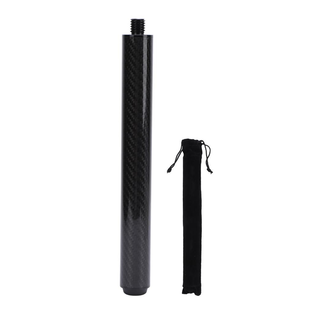 Pool Cue Extension 10 Inch Carbon Fiber Easy To Install Billiard Cue Extender for HOW Pool Cue