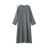 MUJI Brushed Pullover Dress Long Sleeve BC2KSA4A Gray L Women's Women's Women's