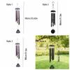 Retro Aluminum Tube Wind Bell Metal Blessing Bell Garden Decor Wind Chimes  Outdoor