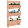 VidaXL Wall Planter 3 Levels 60x18.5x110 Cm Solid Douglas Fir Wood 825119