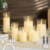 Acrylic LED Candle Light with Swaying Flame and Cup