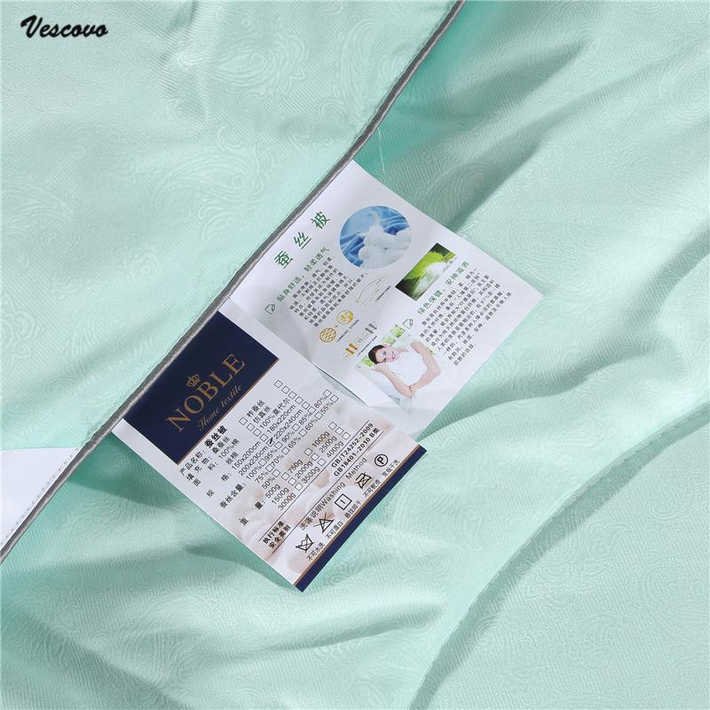 Mulberry Silk Quilts Warm Winter Duvet Insert Quilted Bed Comforter King Queen Full Twin Size Kid Bed Patchwork Blanket