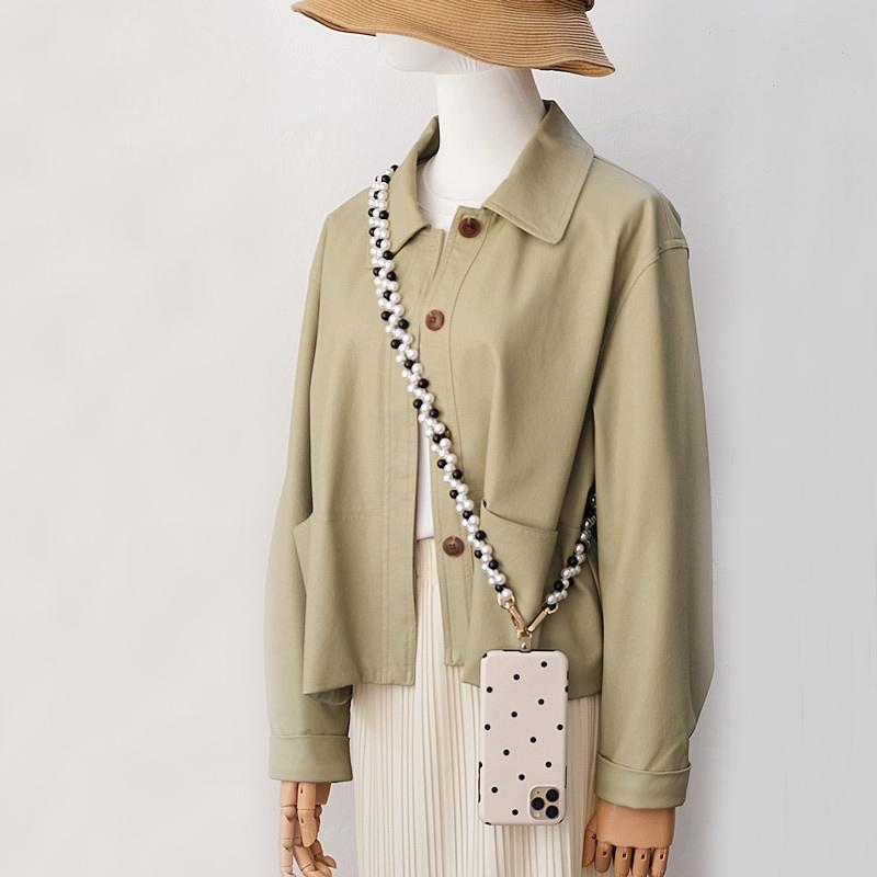 New Phone Accessory Cellphone Part Beaded Chain Anti Lost Universal Beaded Lanyard Shoulder Neck Pearl Crossbody SmartPhone Strap Case Chains