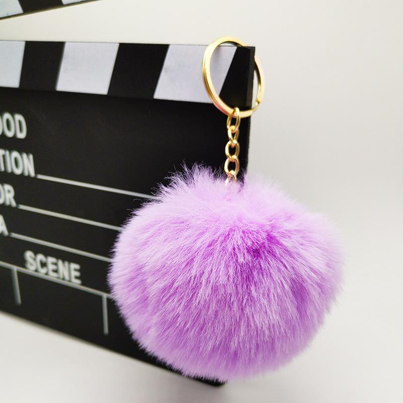 Плюшевый шарик-подвеска в виде кролика 8 см Женский багаж Плюшевый брелок-подвеска Аксессуары для сумки Подарки