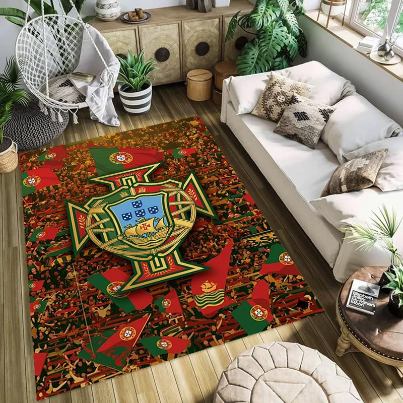 Portuguese Military Emblem carpet Living room and bedroom mats Home Decor Bathroom mat Dormitory decoration Art