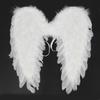 Feather Angel Wings for Adult Kids Halloween Christmas Party Cosplay Dress Up Props