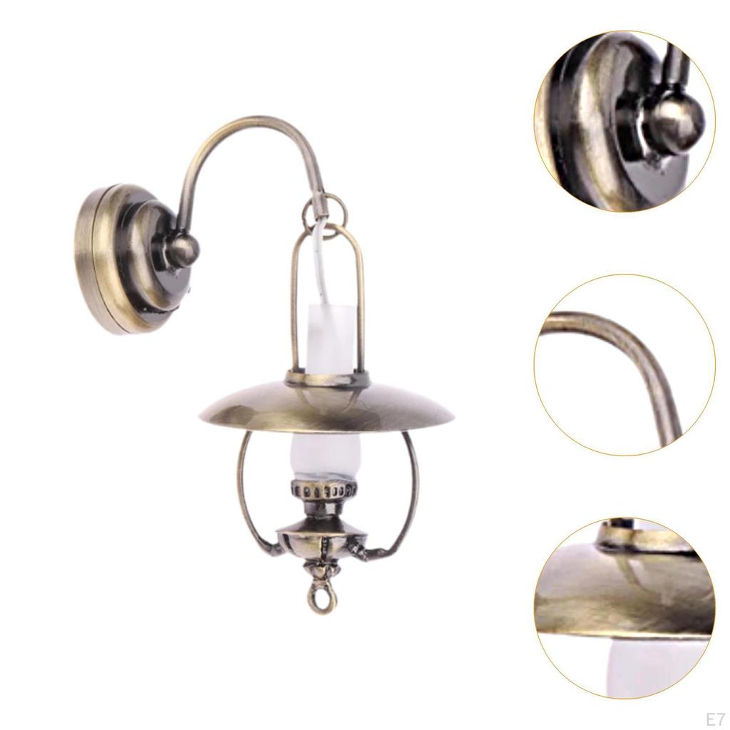 ,1:12 масштаб кукольный домик светильник светильник, подарок мебель игрушка дом имитация лампа модель куклы