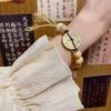 Milky Wood Exquisite Bead Mountain Ghost Flower Bracelet For Fashionable Women