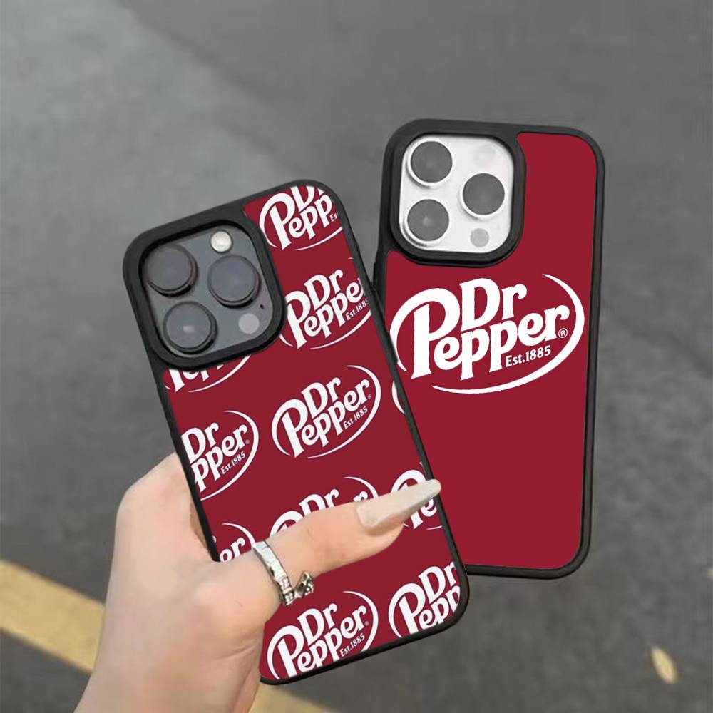 Чехол для телефона Dr Pepper (бренд газированных напитков) для iPhone 16 Pro Max 15 14 Plus 14 13 12 11 17, задняя крышка из PC+TPU