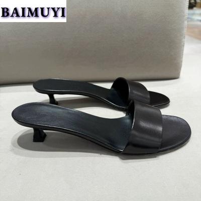 Модные женские тапочки платье туфли на низком каблуке модные летние сандалии 2025 трендовые открытые шлепанцы повседневные шлепанцы на открытом воздухе Zapatos Mujer