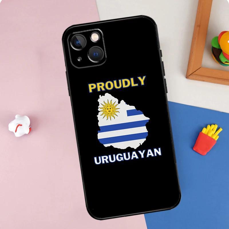 Подходит для Apple iPhone13Promax Чехол для мобильного телефона Чехол для мобильного телефона с флагом Уругвая, окрашенный и устойчивый к падениям Huawei