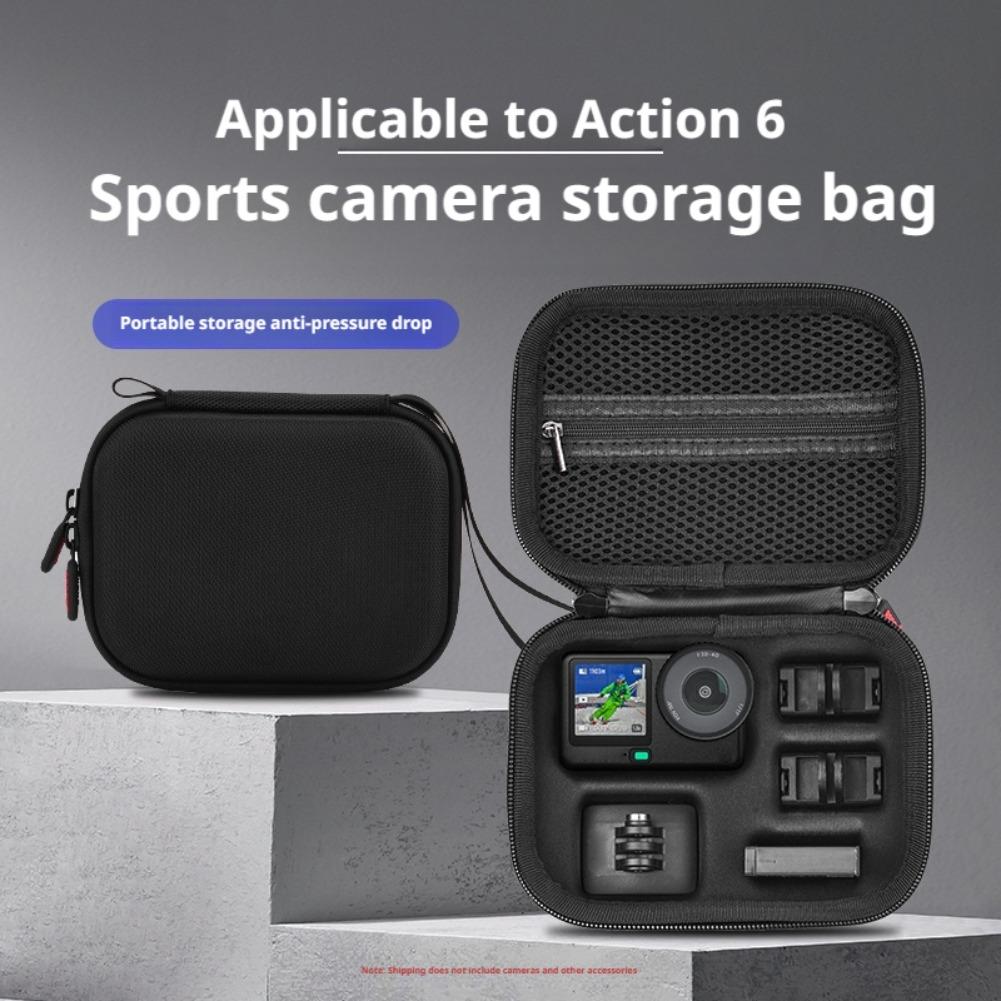 For DJI Action 6 Storage Bag Shock-absorbing Anti Fall Anti Scratch Wear-resistant And Waterproof Accessories