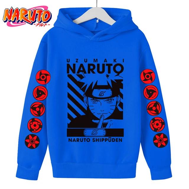 2025 MINISO Naruto Hoodie Kids Детская одежда для мальчиков Детская одежда для малышей Осенние теплые толстовки Пальто Одежда с героями мультфильмов Толстовка с капюшоном