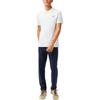 Lacoste Solid Color Polo Shirt Men tops White DH9309800