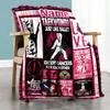 Taekwondo Love Customize Your Name Home Blankets Comfortable Soft Lightweight Multiseasonal Blanket For Picnics Sofas Offices Beds Living Rooms